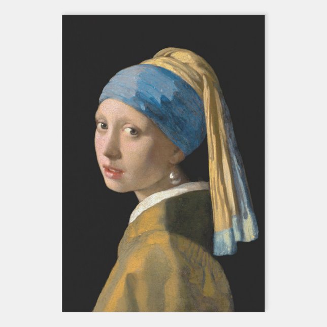Hoja De Papel De Regalo Johannes Vermeer, Chica de Pearl Earring (Subido por el creador)