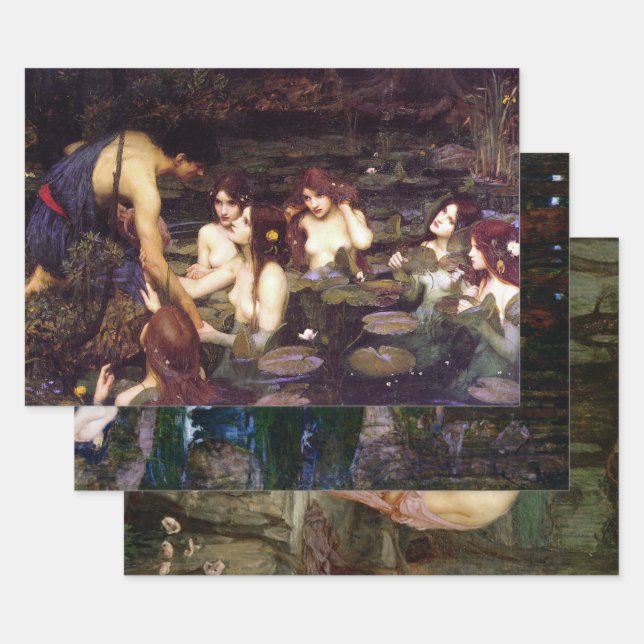 Hoja De Papel De Regalo John Williams Waterhouse Pre Raphaelite (Set)