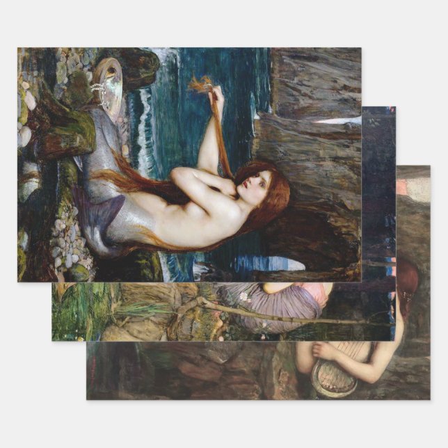 Hoja De Papel De Regalo John Williams Waterhouse Pre Raphaelite (Set)