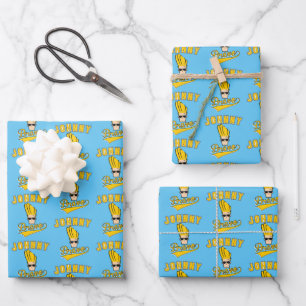 Hoja De Papel De Regalo Johnny Bravo Collegiate Graphic