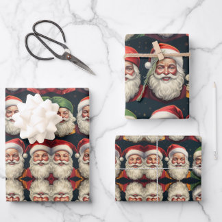 Hoja De Papel De Regalo Jolly Santa wrapping paper