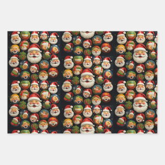 Hoja De Papel De Regalo Jolly Santa's wrapping paper