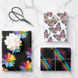Hoja De Papel De Regalo Juego de 3 