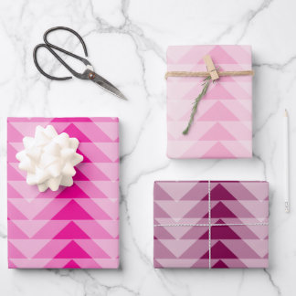 Hoja De Papel De Regalo Juego de ajuste de regalo - Triángulos superpuesto