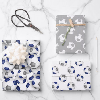 Hoja De Papel De Regalo juego de deportes de coordinación bolas de fútbol 