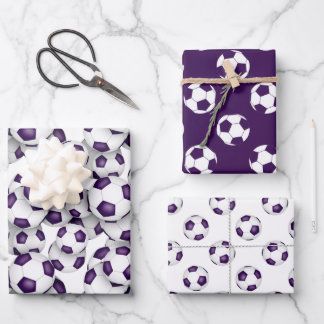 Hoja De Papel De Regalo juego de deportes de coordinación bolas de fútbol 