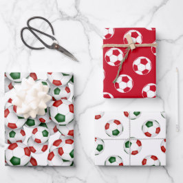 Hoja De Papel De Regalo juego de deportes de coordinación bolas de fútbol 