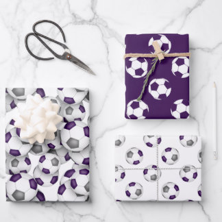 Hoja De Papel De Regalo juego de deportes de coordinación pelotas de fútbo