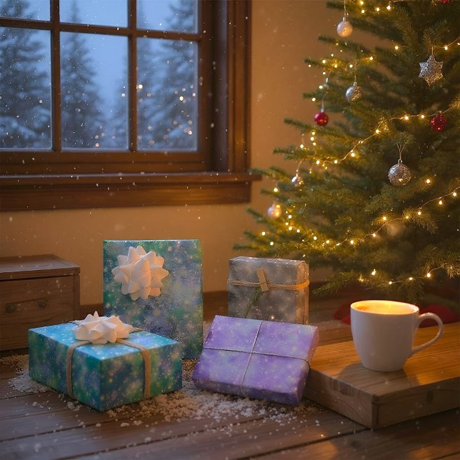 Hoja De Papel De Regalo Juego de galaxia Shimmer (Subido por el creador)