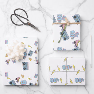 Hoja De Papel De Regalo Juego de obsequios de cumpleaños para temas de los