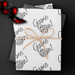 Hoja De Papel De Regalo Juego RPG activado | Fantasía Tabletop Retro Gamer<br><div class="desc">¡JUEGO! Así que elige tu iniciativa de armas y rollos... Novedad Los papeles de envoltura de gamer de moda de geek RPG son también ideales para la descomposición de muebles de época de ephemera, o la decoración del hogar para proyectos propios. Perfecto para cualquier viejo bolígrafo/lápiz y papel de la...</div>