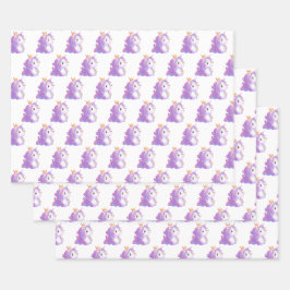 Hoja De Papel De Regalo Jueves de cumpleaños de Unicornio