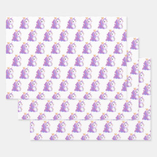 Hoja De Papel De Regalo Jueves de cumpleaños de Unicornio