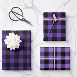 Hoja De Papel De Regalo Juguete de búfalo violeta púrpura de ómbre pequeño