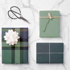 Hoja De Papel De Regalo Juniper & Spruc Wrapping Paper Flat Sheet Set of 3