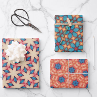 Hoja De Papel De Regalo KaleidoDreams Un Encantador Esplandor de Color Set