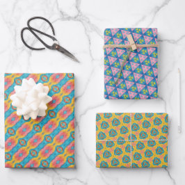 Hoja De Papel De Regalo KaleidoDreams Un Encantador Toque de Color Set 04