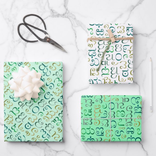 Hoja De Papel De Regalo Kannada (Anverso)