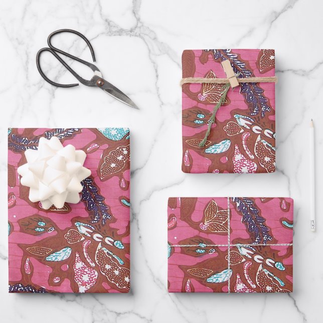 Hoja De Papel De Regalo Kasia Batik (Anverso)