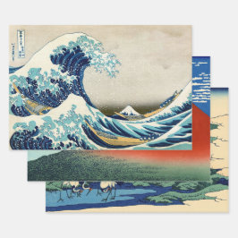 Hoja De Papel De Regalo Katsushika Hokusai - 36 vistas del Monte Fuji