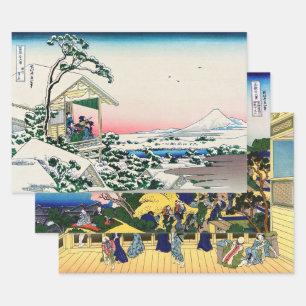 Hoja De Papel De Regalo Katsushika Hokusai - 36 vistas del Monte Fuji