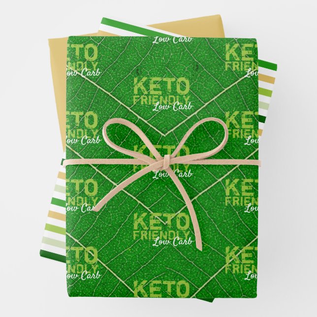 Hoja De Papel De Regalo Keto Friendly Low Carb (In situ)