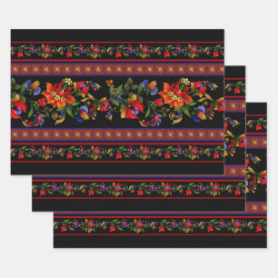Hoja De Papel De Regalo Kiev Black