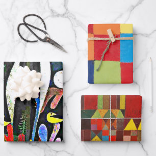 Hoja De Papel De Regalo Klee - Cuadros famosos