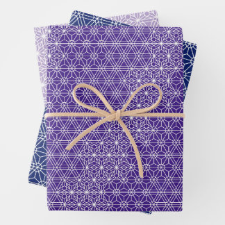 Hoja De Papel De Regalo KUMIKO | Patrón tradicional japonés