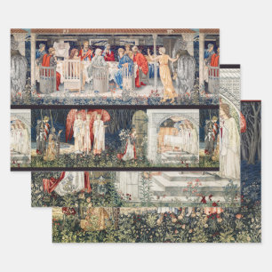 Hoja De Papel De Regalo La búsqueda del Santo Grial, veneno de tres ángele