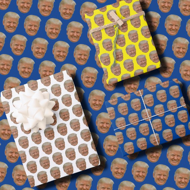 Hoja De Papel De Regalo La cara divertida de Trump (Subido por el creador)