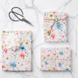 Hoja De Papel De Regalo La colorida pradera de flores silvestres patrón Bo<br><div class="desc">Papel de envoltura de flores silvestres de color agua elegante y romántico, perfecto para añadir un delicado y sincero toque a bodas, duchas de novias, aniversarios y regalos reflexivos. Con sus suaves flores en tonos ruidosos, sabrosos y soleados, este encantador diseño aporta belleza y alegría a cada sorpresa, haciendo que...</div>