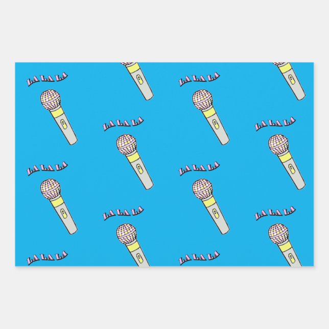 Hoja De Papel De Regalo La La La La (Anverso 2)