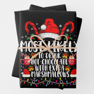 Hoja De Papel De Regalo La Mayoría De Las Probabilidades De Tomar Mariscos