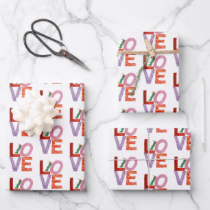 Hoja De Papel De Regalo La oruga muy hambrienta   AMOR