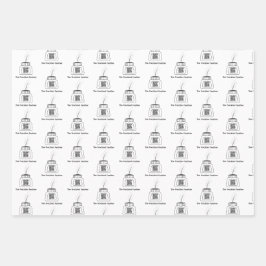 Hoja De Papel De Regalo La pluma temblorosa