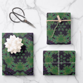 Hoja De Papel De Regalo La Rueda de Helechos Encantada 