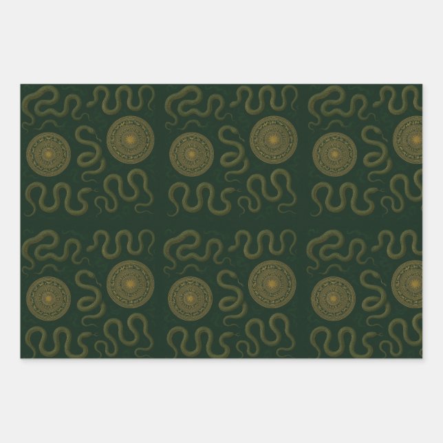 Hoja De Papel De Regalo La Serpiente de Đông Sơn (Anverso)
