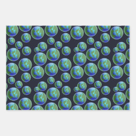 Hoja De Papel De Regalo La Tierra