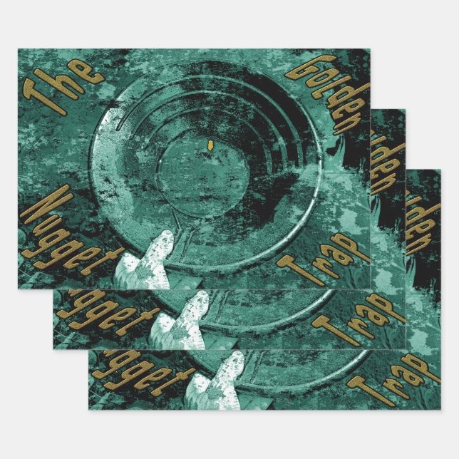 Hoja De Papel De Regalo La trampa de los pepinos dorados (Set)