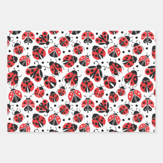 HOJA DE PAPEL DE REGALO LADYBUGS GIFT WRAP