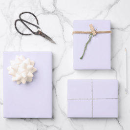 Hoja De Papel De Regalo Lámina lila de lavanda de luz minimalista