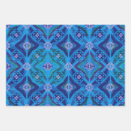 Hoja De Papel De Regalo Lapiz Tapestry Wrapping Paper Trio