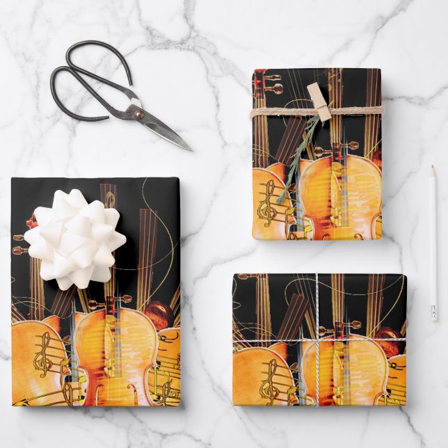 HOJA DE PAPEL DE REGALO LAS CADENAS DE SOL (Anverso)