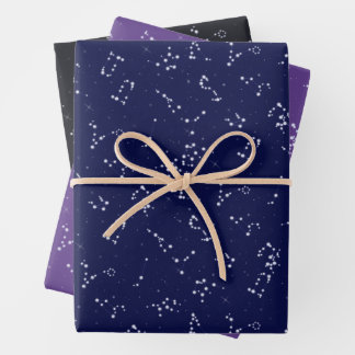 Hoja De Papel De Regalo Las constelaciones