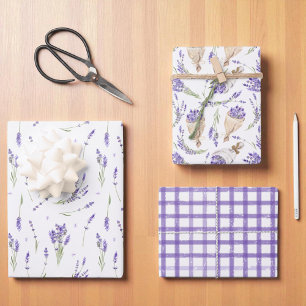 Hoja De Papel De Regalo Lavender Lilac y Purple