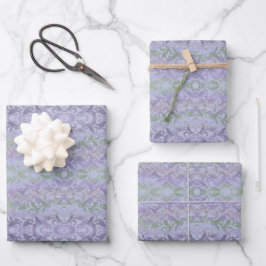 Hoja De Papel De Regalo Leafy Creeping Vine Drawing Pattern With Pastels