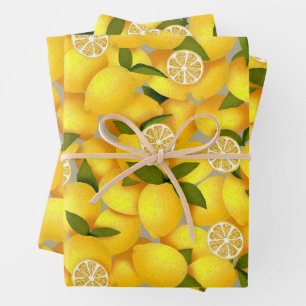 Hoja De Papel De Regalo Lemon Full