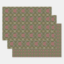 Hoja De Papel De Regalo Leoch Forest Heart