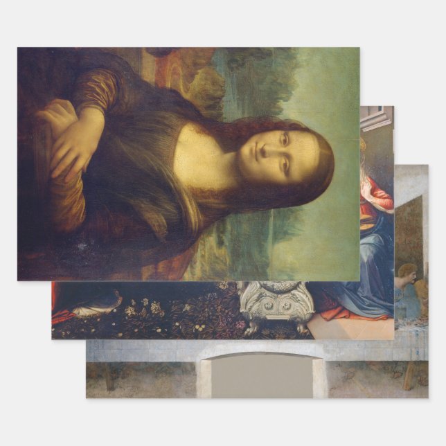 Hoja De Papel De Regalo Leonardo da Vinci (Set)